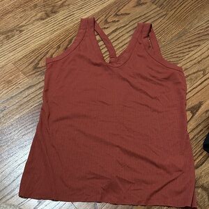Women's Nike Yoga Rust Sleeveless Top
